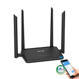 WiFi Router, MECO N300 Wireless Router with 4x5dBi High Gain External Antennas 2.4GHz Band Singnal Extender