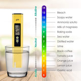 Digital PH Meter, PH Meter 0.01 PH High Accuracy Water Quality Tester with 0-14 PH Measurement Range for Household Drinking, Pool