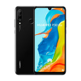Huawei P30 Lite (128GB, 4GB RAM) 6.15" Display, AI Triple Camera, 32MP Selfie, Dual SIM Global 4G LTE GSM Factory Unlocked MAR-LX3A  (Midnight Black)