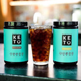 Perfect Keto Chocolate Protein Powder: Collagen Peptides Grassfed Low Carb Keto Drink Supplement with MCT Oil Powder. Best as Keto Drink Creamer
