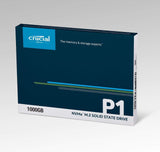 Crucial P1 1TB 3D NAND NVMe PCIe M.2 SSD - CT1000P1SSD8