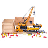 iPlay, iLearn Construction Vehicle Play Set, Crane, Trucks, Bulldozer, Trailer, Toys for Kids Boys