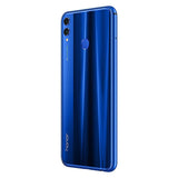 Huawei Honor 8X (64GB + 4GB RAM) 6.5" HD 4G LTE GSM Factory Unlocked Smartphone - International Version No Warranty JSN-L23 (Blue)