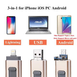 USB Flash Drive 128G, USB Memory Stick 128GB Jump Drive Thumb Drive 3.0 Flash Drive