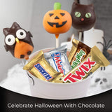 SNICKERS, TWIX, MILKY WAY & 3 MUSKETEERS Minis Size Chocolate Halloween Candy Bars Variety Mix