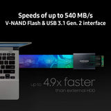 Samsung T5 Portable SSD - 1TB - USB 3.1 External SSD (MU-PA1T0B/AM), Black