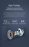 True Wireless Earbuds Bluetooth 5.0 Headset with 18H Playtime and Zero Pressure Wearing, One-Step Pairing with Touch-Control Operation