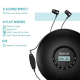 Portable CD Player 1400mAh CD Walkman Rechargeable CD Player Portable Gueray CD Discman Personal CD Player