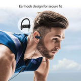 Avantree E171 Sports Earbuds Wired with Microphone, Sweatproof Wrap Around Earphones with Over Ear Hook, in Ear Running Headphones for Workout
