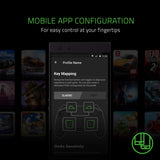 Razer Raiju Mobile: Ergonomic Multi-Function Button Layout - Hair Trigger Mode - Adjustable Phone Mount - Mobile Gaming Controller for Android