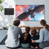 Biling TV Antenna for Digital TV Indoor, 90-130 Miles Digital Antenna Indoor Amplified HD Antenna