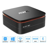 ACEPC AK1 Mini PC, Windows 10 (64-bit) Intel Celeron Apollo Lake J3455 Processor(up to 2.3GHz) Desktop Computer,4GB DDR3/64GB eMMC