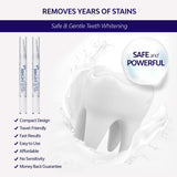 AsaVea Teeth Whitening Pen (2 Pack), 35% Carbamide Peroxide Gel, 20+ Uses, Effective, Painless, No Sensitivity, Travel-Friendly, Easy to Use