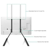 WALI Universal TV Stand Table Top for Most 22 to 65 inch LCD Flat Screen TV, Black