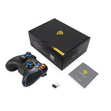 EasySMX 2.4G Wireless Controller for PS3, PC Gamepads with Vibration Fire Button Range up to 10m Support PC (Windows XP/7/8/8.1/10), PS3