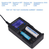 Universal Battery Charger EASTSHINE S2 LCD Display Speedy Smart Charger for Rechargeable Batteries