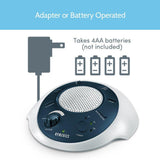 Noise Sound Machine | Portable Sleep Therapy for Home , Office , Baby & Travel, Battery or Adapter Charging Options , Auto-Off Timer