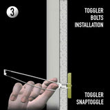 TOGGLER SNAPTOGGLE Drywall Anchor with Included Bolts for 1/4-20 Fastener Size; Holds 80 pounds Each by TOGGLER (20 Pack)