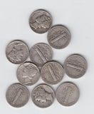 Various Mint Marks Mercury Dime Dime VG-08 and better