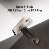 Samsung BAR Plus 64GB - 200MB/s USB 3.1 Flash Drive Titan Gray (MUF-64BE4/AM)