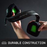 ASTRO Gaming A10 Headset for Xbox One/Nintendo Switch / PS4 / PC and Mac - Wired 3.5mm and Boom Mic by Logitech - Bulk Packaging - Green/Black