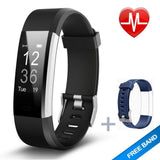Lintelek Fitness Tracker with Heart Rate Monitor, Activity Tracker with Connected GPS, IP67 Waterproof Smart Fitness Band with Step Counter