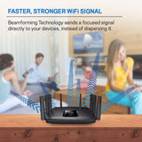 Linksys Tri-Band Wifi Router for Home (Max-Stream AC5400 MU-Mimo Fast Wireless Router)