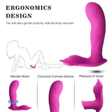 Wearable Vibrator Clitoris and G-Spot Stimulator Remote Control Vibrate Masturbation Dildo Toys for Adult,Invisible Wearable Vibrating Wand USB