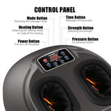 Arealer Foot Massager Machine with Heat, Shiatsu Foot Massagers with Remote Control & LCD Display, 5 Mode with Air Compression, Kneading Foot Massage