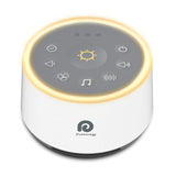 Dreamegg D1 Sound Machine - White Noise Machine with Baby Night Light for Sleeping, High Fidelity Sounds,Timer &Memory Feature, Sound Machine(White)