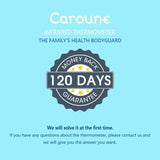 Caroune Ear and Forehead Thermometer, Medical Digital Infrared Temporal Thermometer for Fever, Instant Accurate Reading for Kids and Adults, Blue
