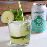 Spindrift Sparkling Water, Cucumber Flavored, Made with Real Squeezed Fruit