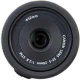 Canon EF-S 24mm f/2.8 STM: (9522B002) Lens + AOM Pro Starter Kit Bundle - International Version (1 Year AOM Warranty)