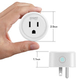 Smart plug, Gosund Mini Wifi Outlet Works With Alexa, Google Home & IFTTT, No Hub Required, Remote Control Your Home Appliances (4 Pieces)