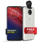 Moto Z4 – Unlocked – 128 GB – Flash Gray (US Warranty) - Verizon, AT&T, T-Mobile, Sprint, Boost, Cricket, Metro - PAF60007US