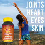 BioAstin Hawaiian Astaxanthin 12mg, 50ct - Hawaiian Grown Premium Antioxidant - Supports Recovery from Exercise + Joint, Skin