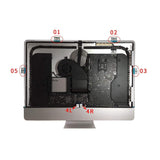 LeFix Replacement LCD Panel Adhesive Tape Strip Sticker + Opening Wheel Tool Kit for iMac (27-inch, Late 2012/2013/2014/15) A1419
