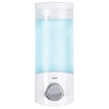 Better Living Products 76154-1 Euro Uno Shower Liquid Dispenser with Translucent Container, White