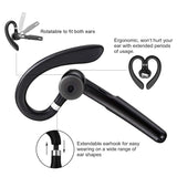 ICOMTOFIT Bluetooth Headset, Wireless Bluetooth Earpiece V4.1Hands-Free Earphones with Noise Cancellation Mic for Driving/Business/Office (Gray)