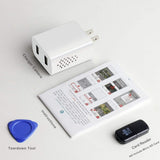 Spy Camera Wireless Hidden WiFi Camera with Remote Viewing, 2019 Newest Version 1080P HD Nanny Cam/Security Camera Support iOS/Android,White,No Audio