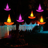 Halloween Decorations 6Pcs Witchs Hat Decor Light 33ft String Lights