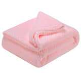 Throw Blanket of Plush Fuzzy Fleece Lightweight Soft Warm Cozy Coral Multipurpose for Couch and Sofa,Picnic,Beach,AC Room,Travel(50"x70", Baby Pink)