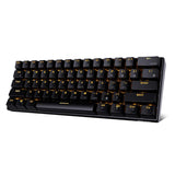 RK ROYAL KLUDGE RK61 Wireless 60% Mechanical Gaming Keyboard, Ultra-compact Bluetooth Keyboard with Tactile Blue Switches, Black