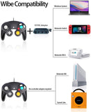 VOYEE Gamecube Controller - 2 Pack Classic Wired Controllers Gamepad for Nintendo Wii Gamecube (Black)