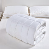 oaskys Twin Mattress Pad Cover Cotton Top with Stretches to 18” Deep Pocket Fits Up to 8”-21” Cooling White Bed Topper (Down Alternative, Twin Size)