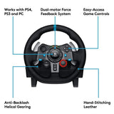 Logitech Dual-motor Feedback Driving Force G29 Gaming Racing Wheel with Responsive Pedals for PlayStation 4 and PlayStation 3
