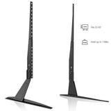 WALI Universal TV Stand Table Top for Most 22 to 65 inch LCD Flat Screen TV, Black