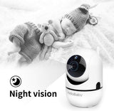 Baby Monitor with Remote Pan-Tilt-Zoom Camera and 3.2'' LCD Screen