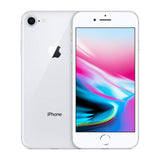 Apple iPhone 8, AT&T, 64 GB - Silver (Renewed)