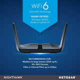 NETGEAR Nighthawk WiFi 6 Mesh Range Extender EAX80 - Add up to 2,500 sq. ft. and 30+ devices